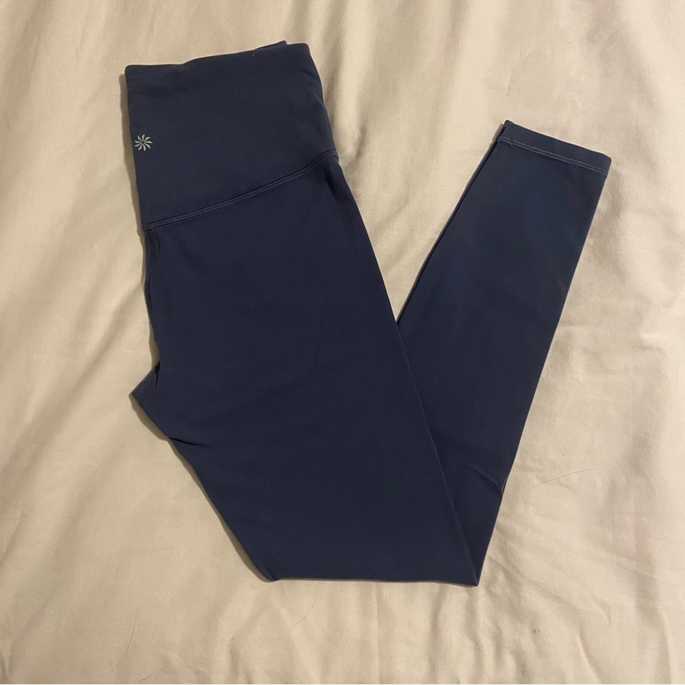 Athleta Iron Blue Elation High Rise Leggings - Small